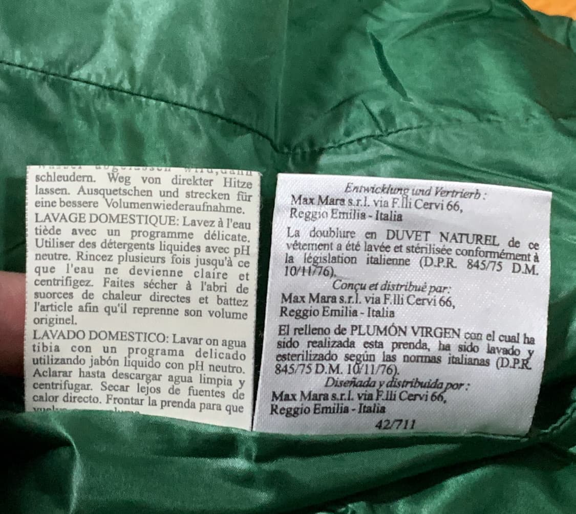 MAX MARA 위크엔드 by 막스마라 패티드 후디-집업코트(다운충전) 상품이미지9