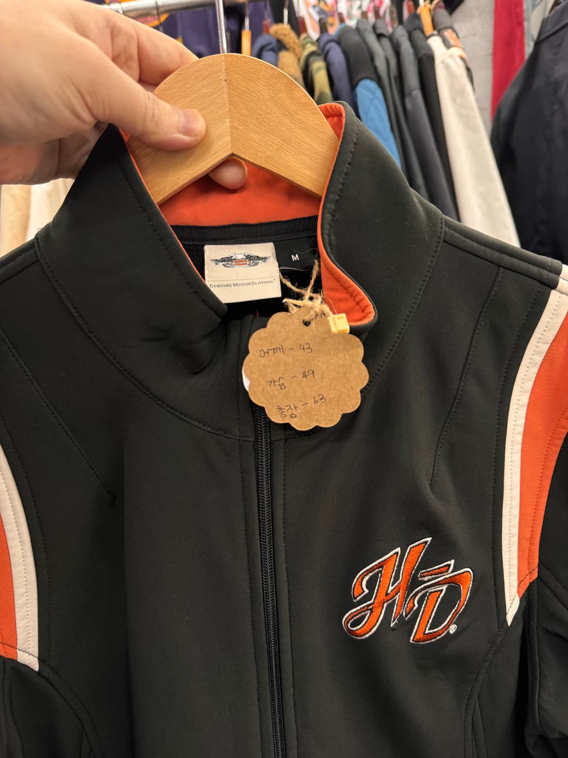 할리데이비슨 자켓 실측 사진 상품이미지2