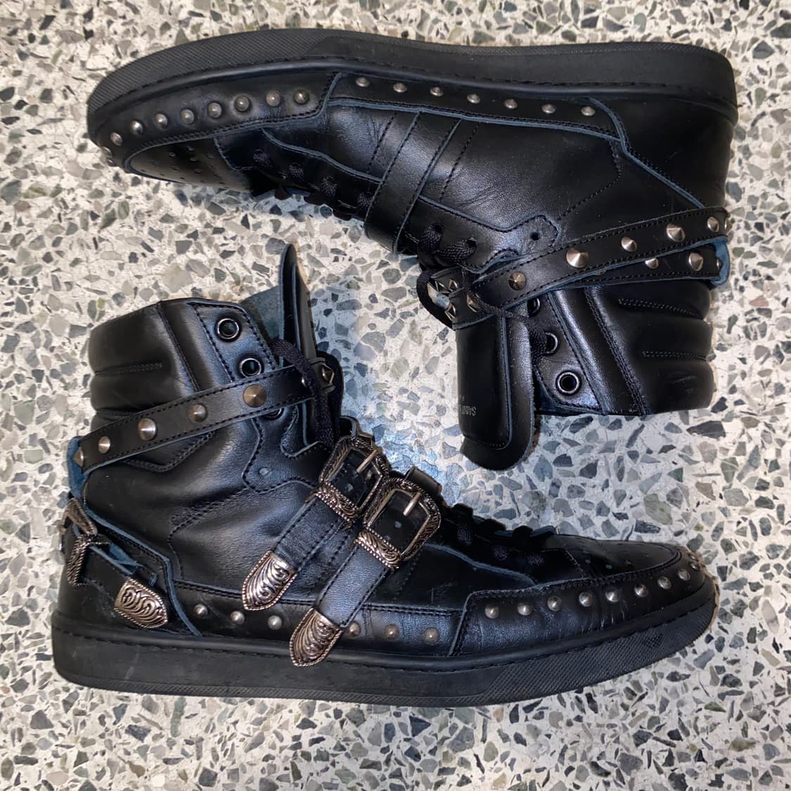 [41]생로랑 SL08H 하이탑 스니커즈 상품이미지4