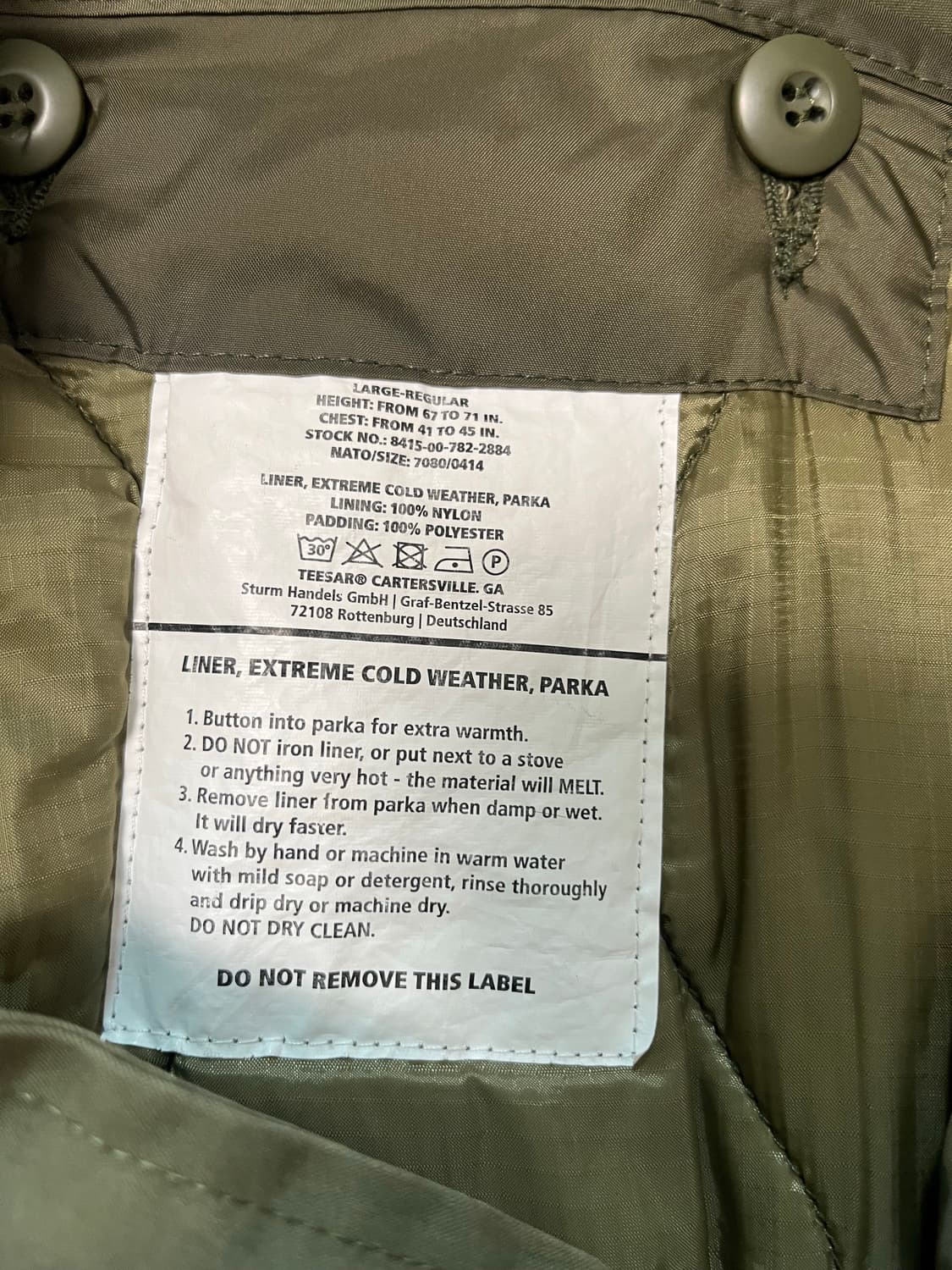 밀텍 개파카 라지사이즈 판매 상품이미지2