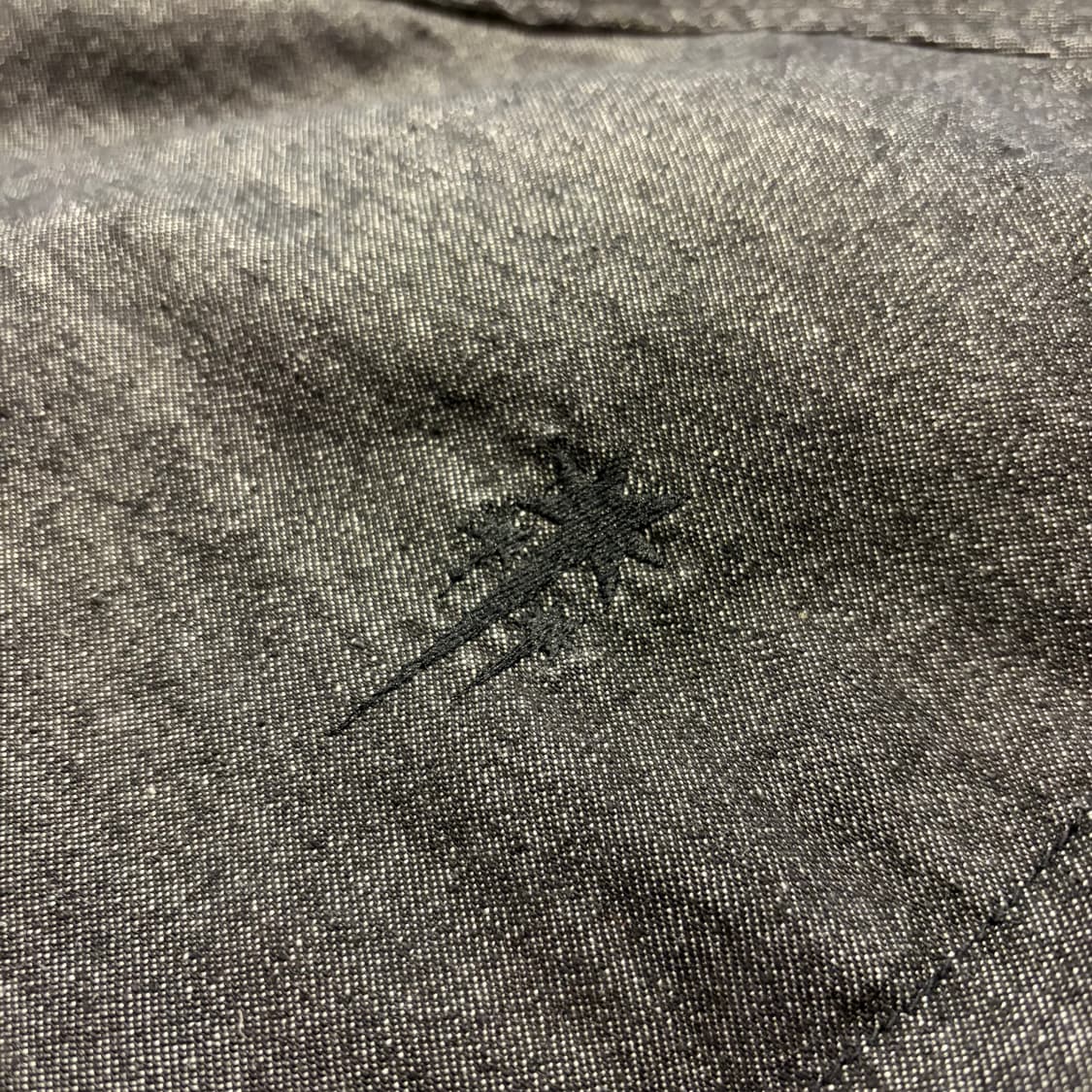 [L] 나이스고스트클럽 흑청 데님 푸퍼 패딩 자켓 블랙 C568 상품이미지4