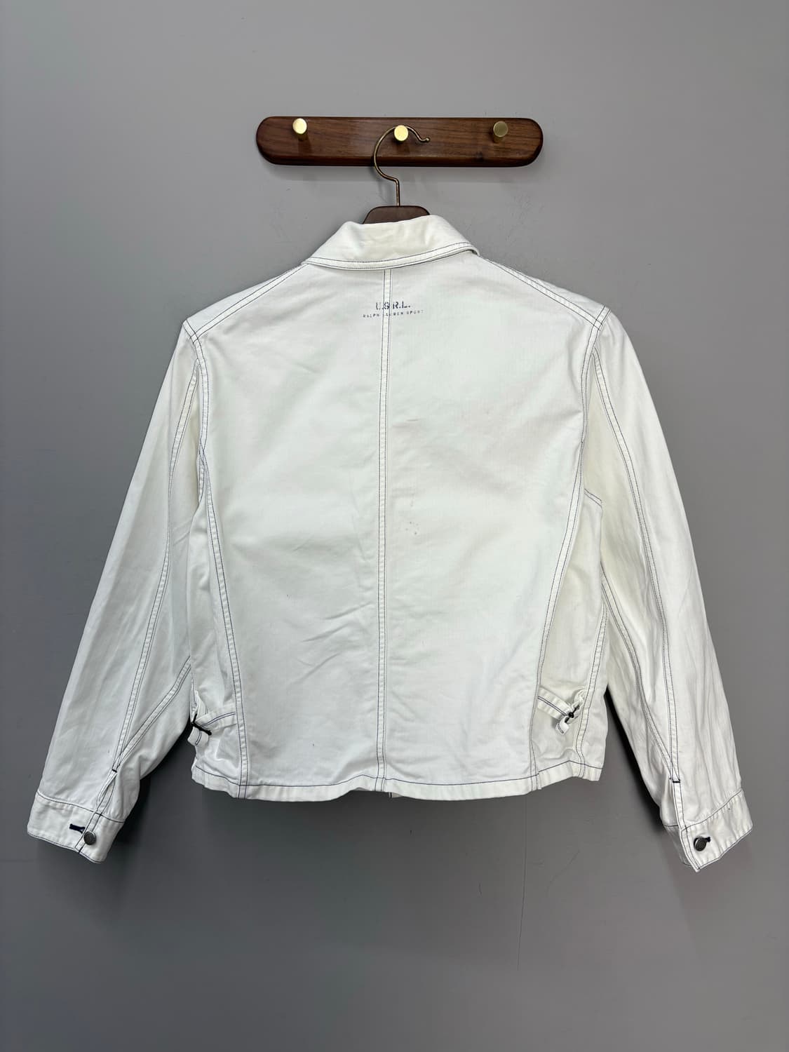 폴로랄프로렌스포츠 스티치 화이트 워크 자켓 A3383 상품이미지4