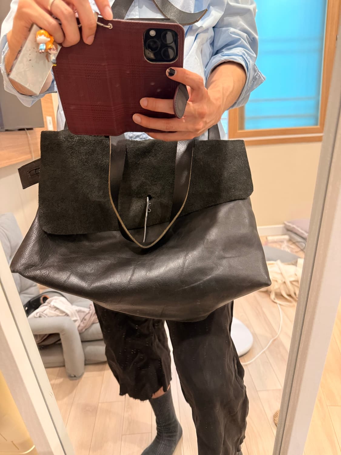 (실사추가함) Daniele basta horse leather bag 상품이미지3