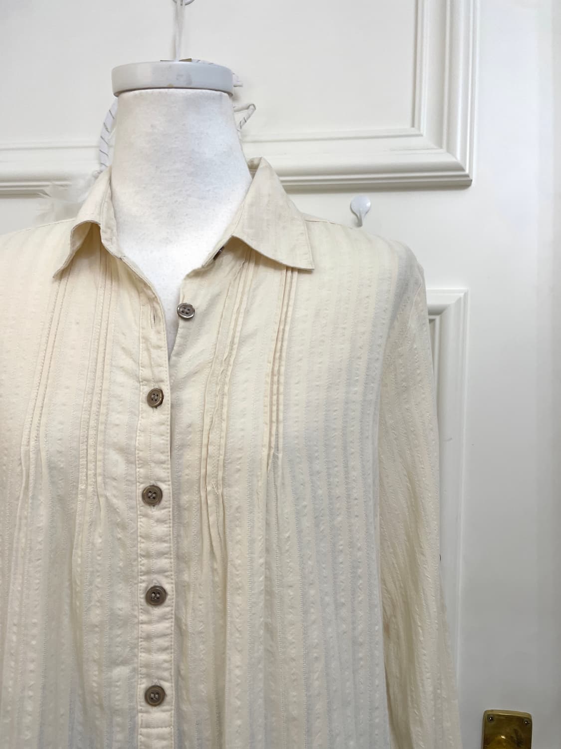 butter cream autumn loose shirt(size-11) 상품이미지7