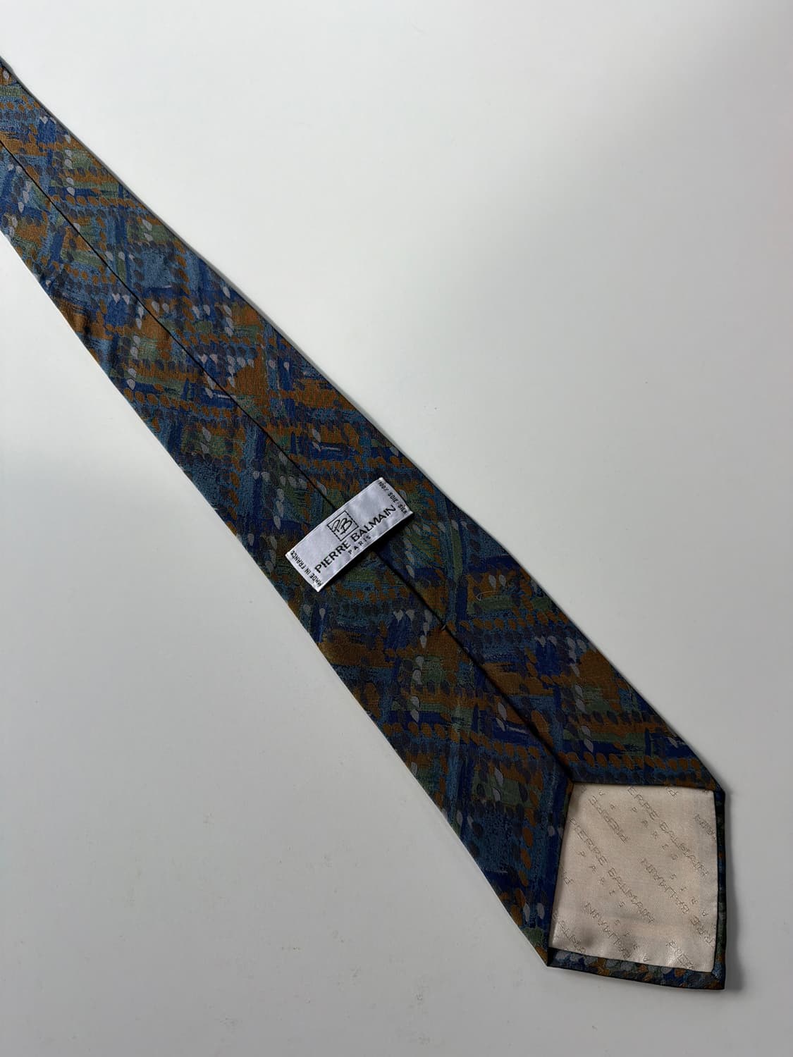 피에르 발망 (PIERRE BALMAIN) 실크 넥타이 9.5cm 상품이미지3