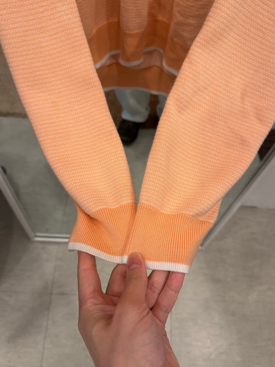 Brooks Brothers 브룩스 브라더스 수피마 코튼 브이넥 니트 상품이미지4