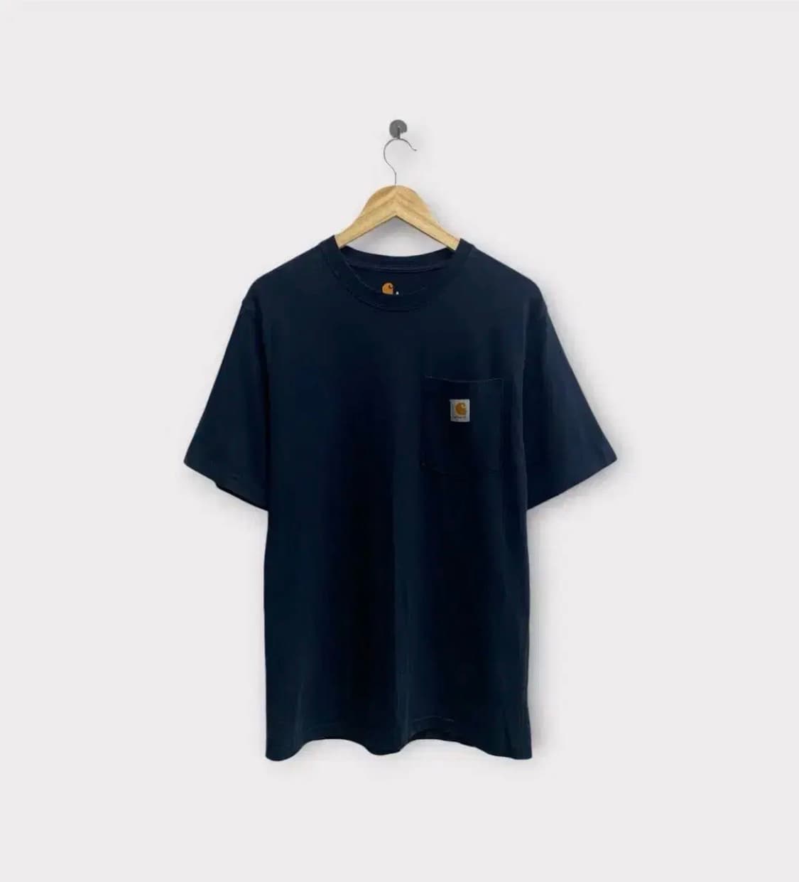 칼하트 시그니처 포켓 반팔티S [navy] 상품이미지1
