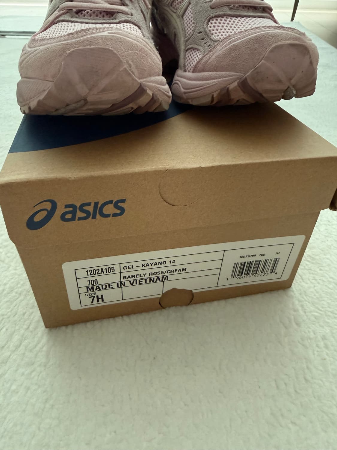 아식스 젤카야노14 핑크 245 상품이미지4