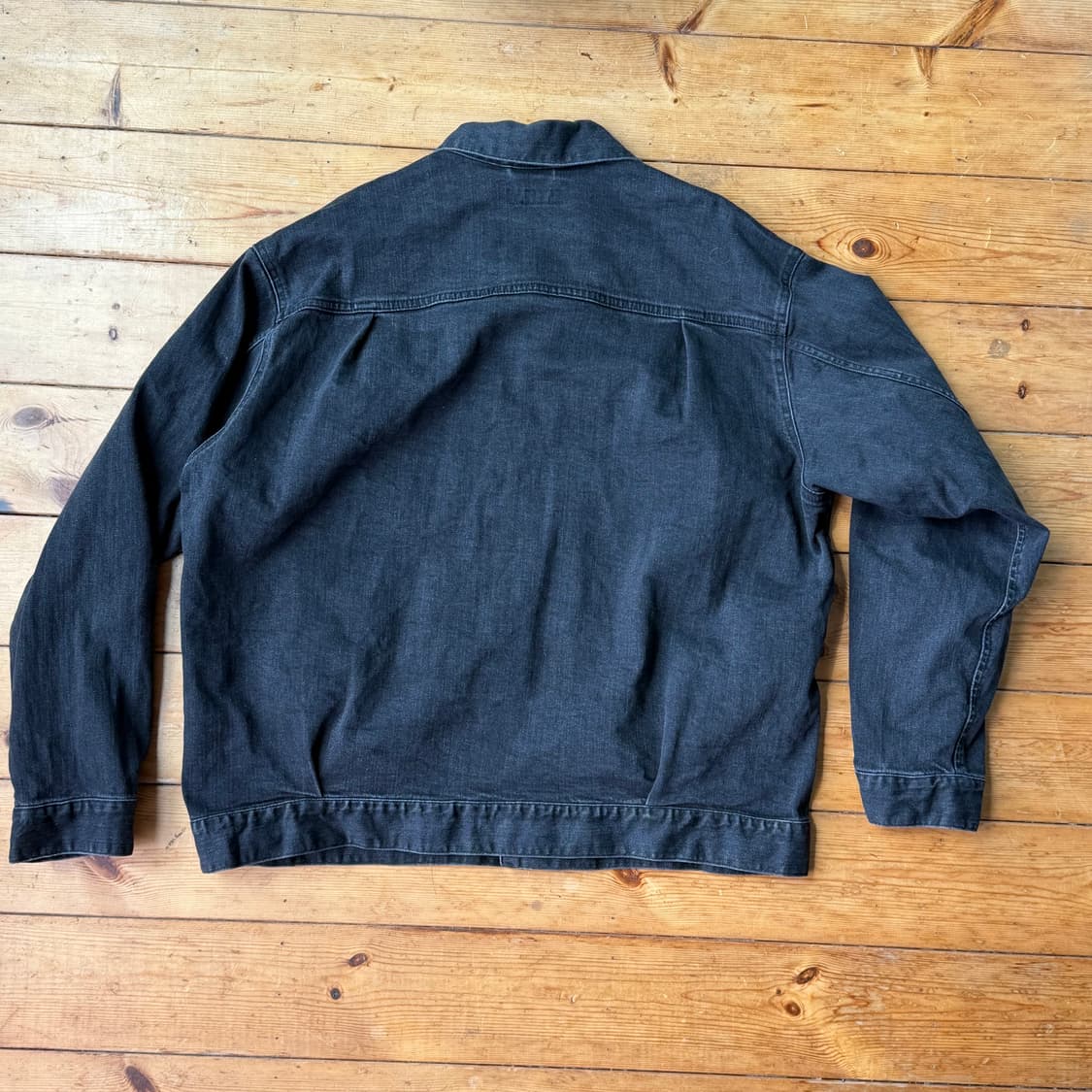 유니클로 1세대 데님자켓 블랙 지쟌 상품이미지2