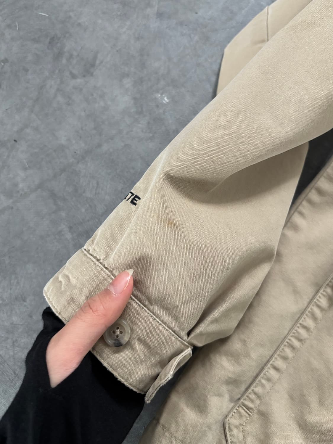 Polo 폴로 랄프로렌 베이지 코튼 워크 자켓 상품이미지9