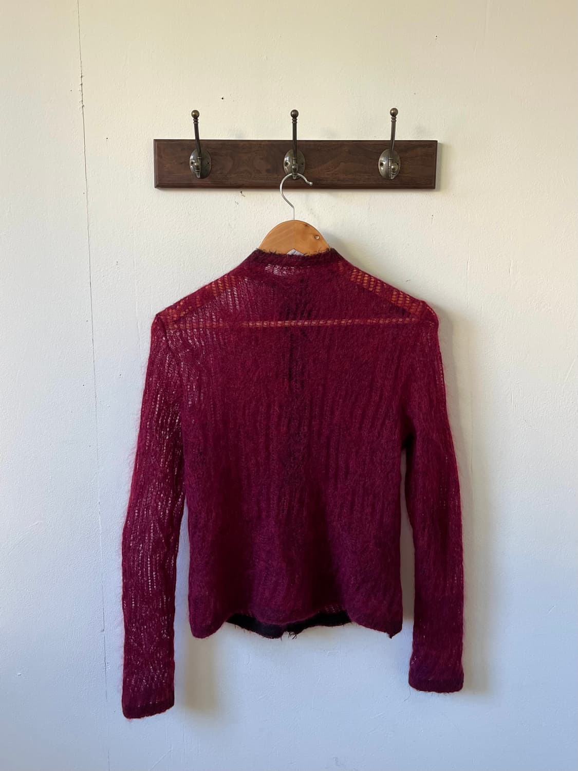 BLANCE 로즈 시스루 가디건 상품이미지3