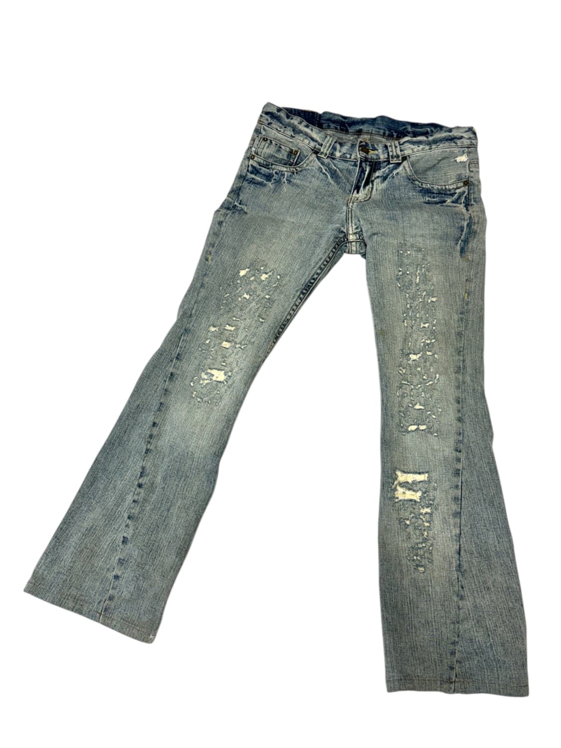 [Tornado Mart] 부츠컷 로우웨이스트 데미지 진 상품이미지1