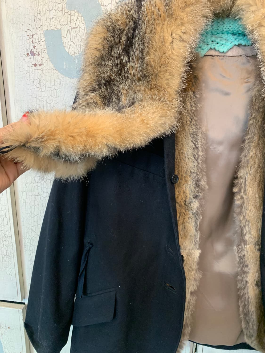 Isabel marant 퍼 타부착 자켓 상품이미지3