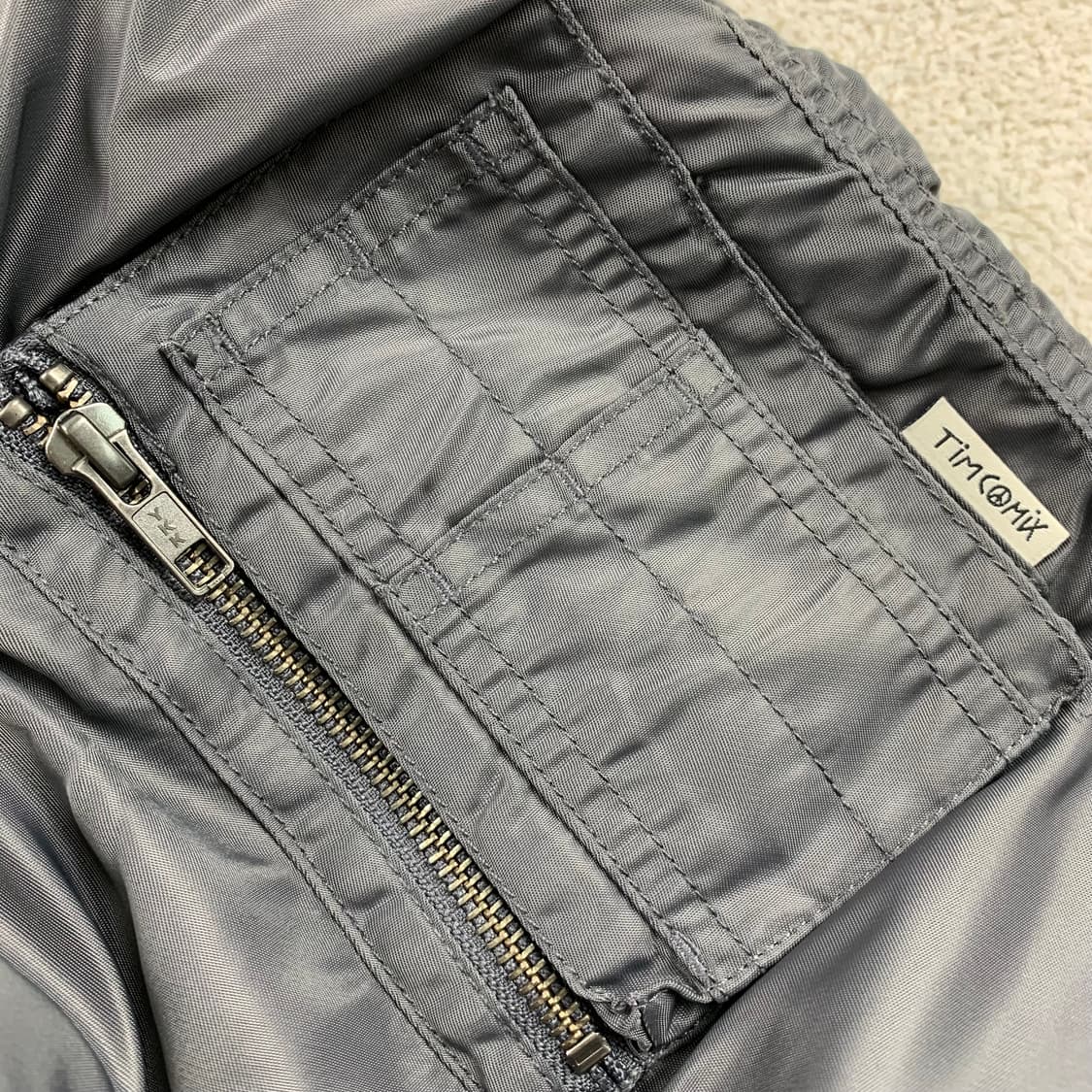 팀 코믹스 패치드 MA-1 항공점퍼 건메탈  상품이미지4