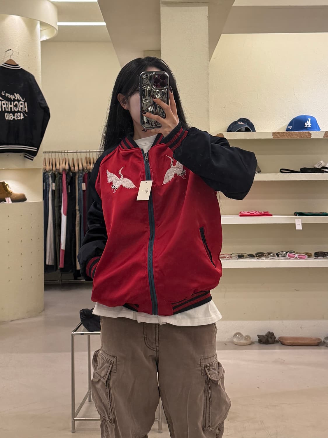 U.S. Navy 자수 리버시블 스카쟌 자켓 U1207 상품이미지2