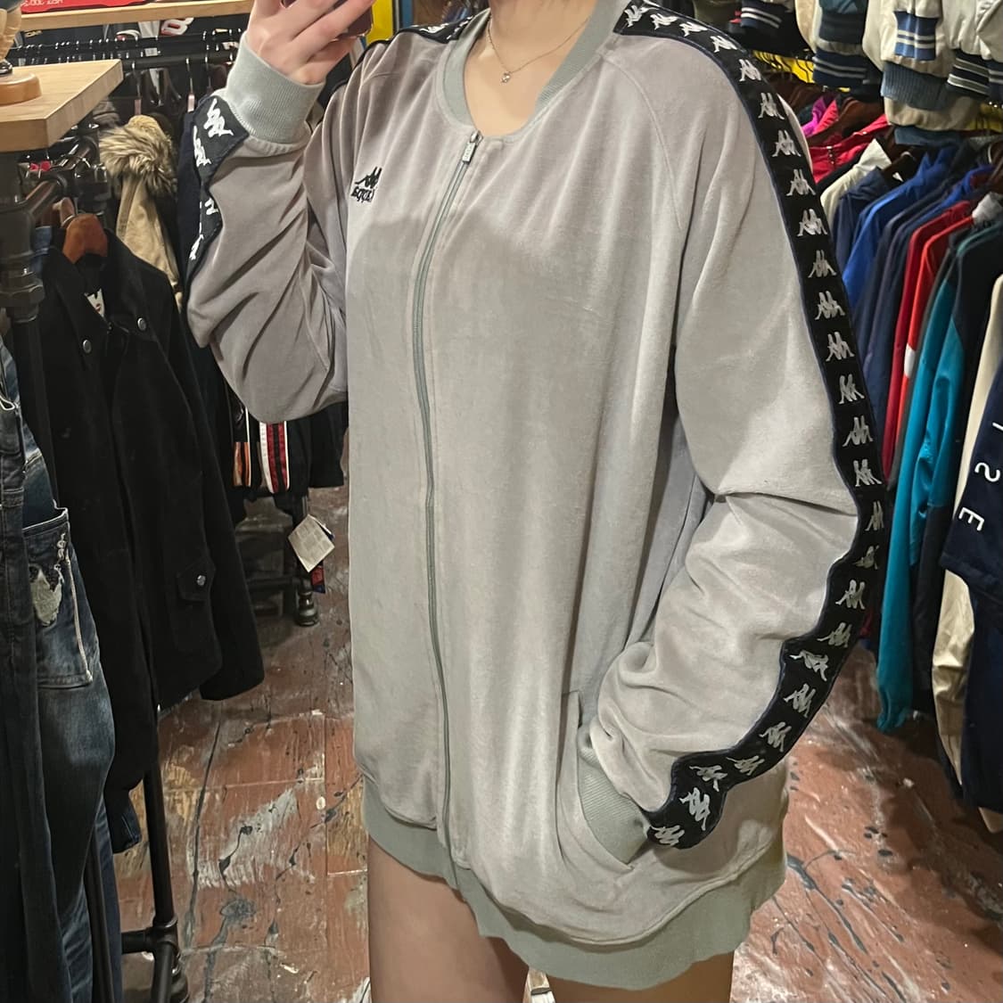 [HI] 카파 집업 그레이 상품이미지4