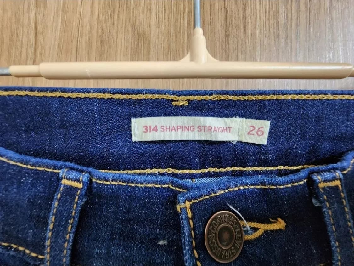 (26)여성 리바이스 쉐이핑 314 스트레이트 데님 팬츠 상품이미지5