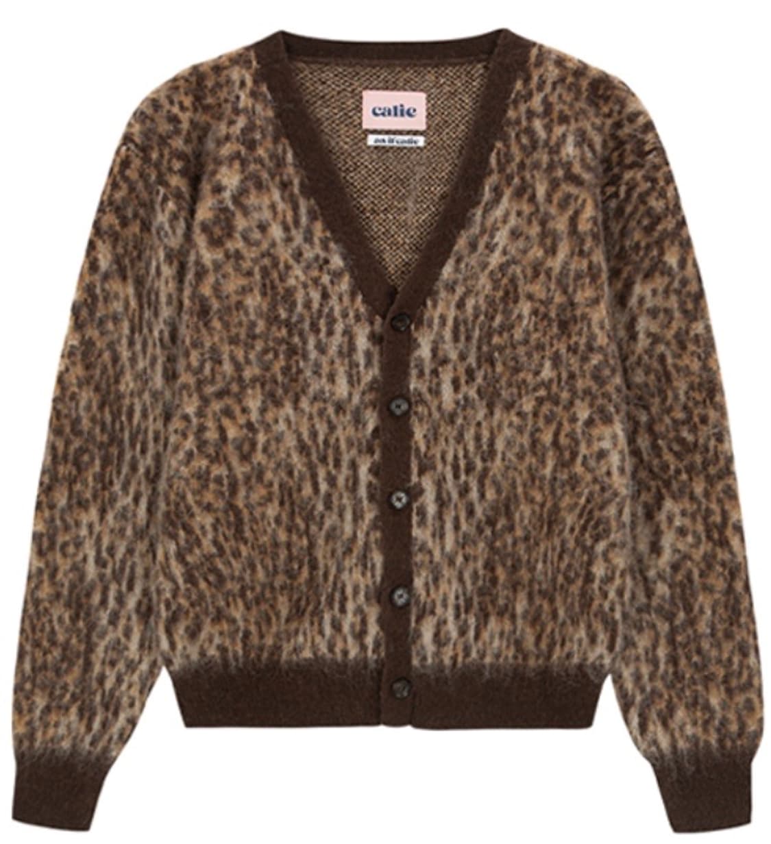 애즈이프캘리 레오파드 가디건 상품이미지1