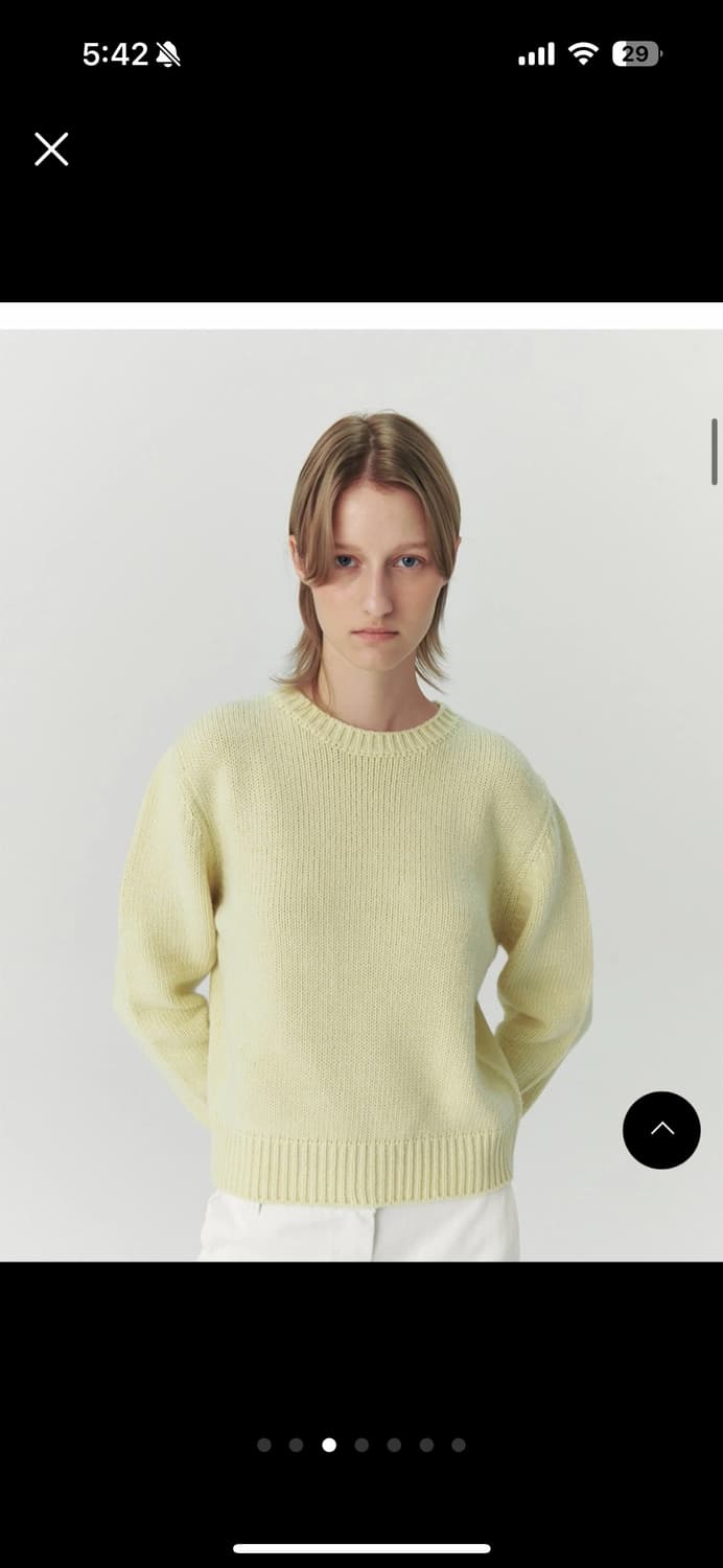 르바 넥 워머 니트 새상품 상품이미지3