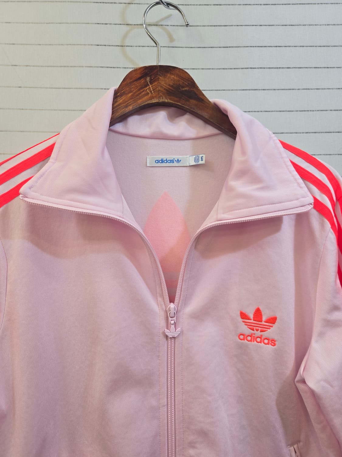 아디다스 핑크 야광오렌지  대대장 트랙자켓 상품이미지5