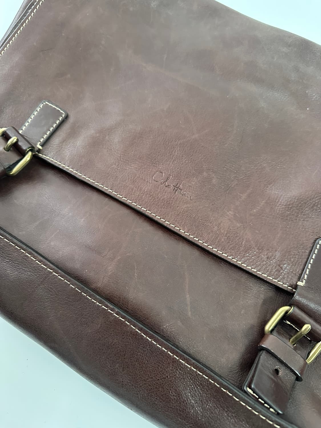 Cole haan 콜한 리얼레더 메신져백 크로스백 상품이미지6