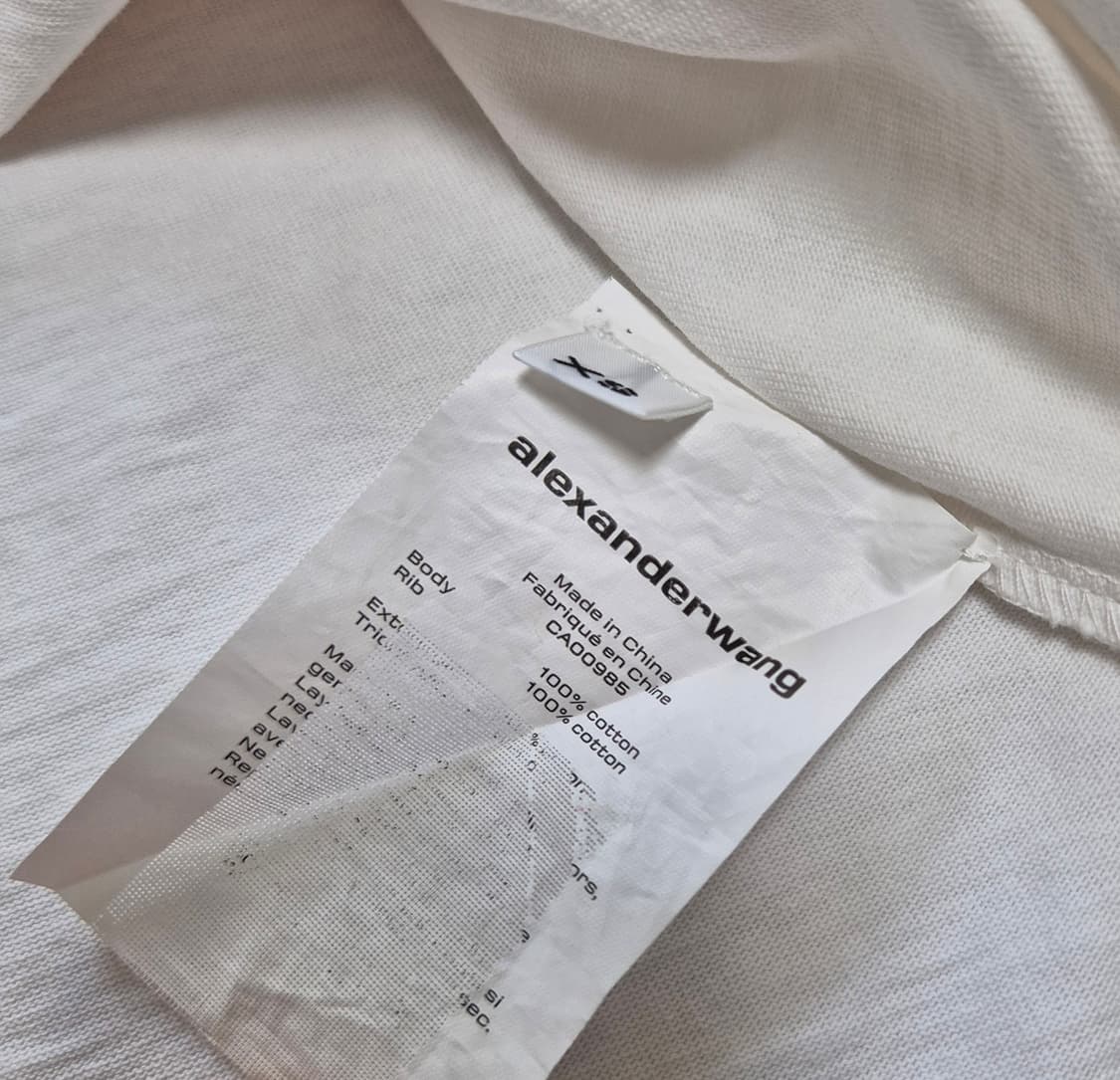 (정품) 알렉산더왕 여성 반팔티 XS 상품이미지4