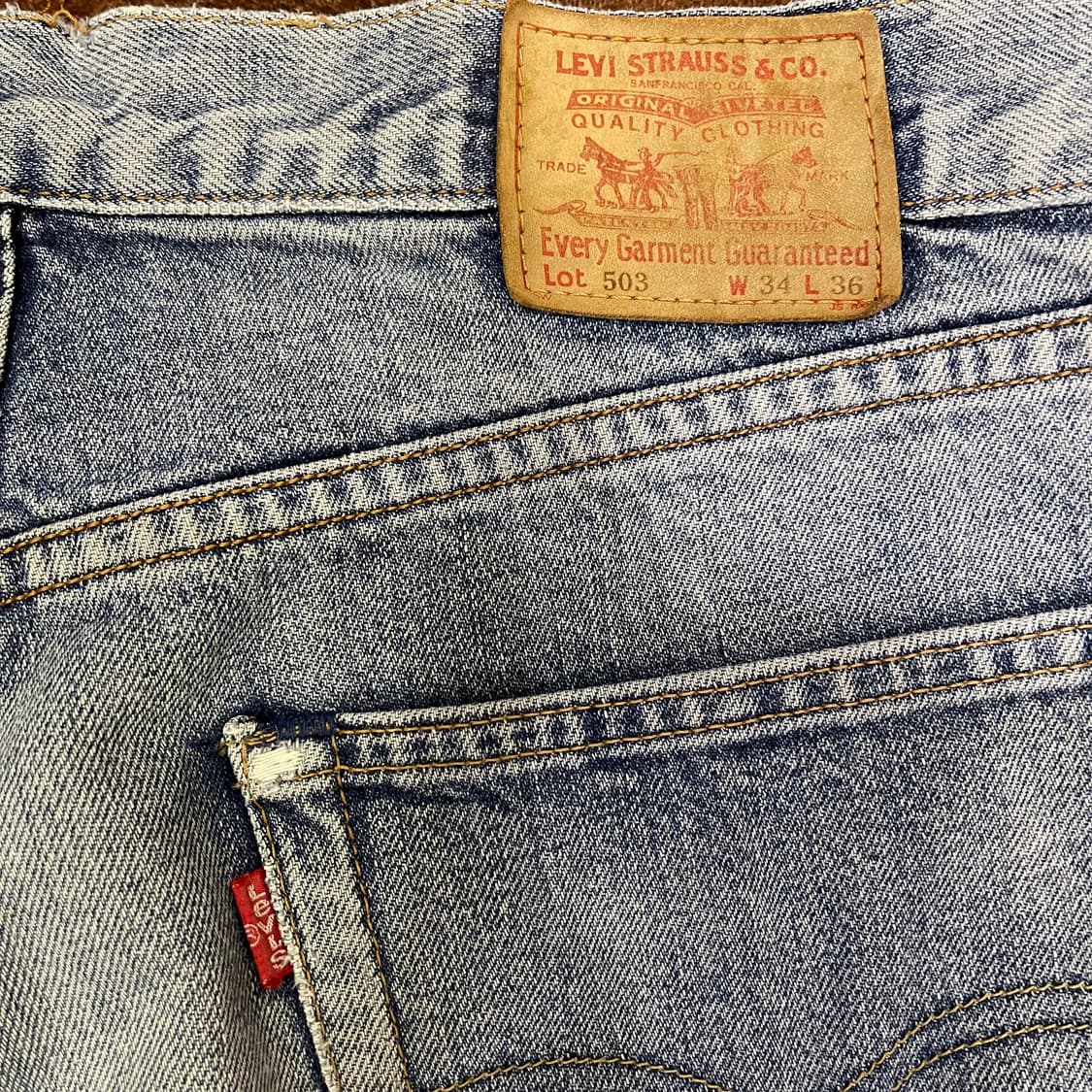 Vintage LEVI'S 503 빈티지워싱  상품이미지9