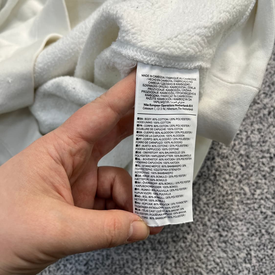 M 나이키 스우시 후드 티셔츠 0410M 상품이미지3