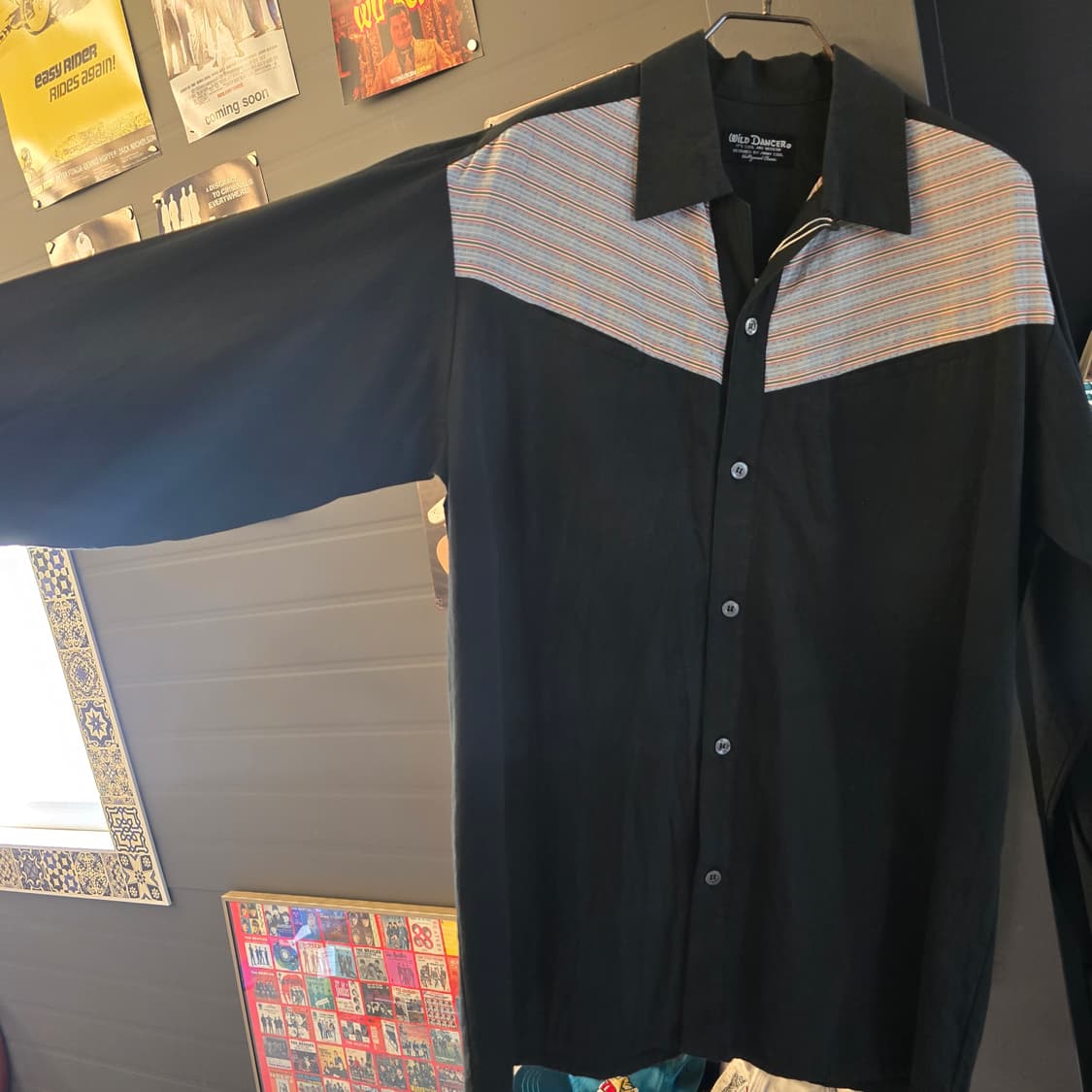 와일드댄서 웨스턴 패턴 빈티지 셔츠  상품이미지3