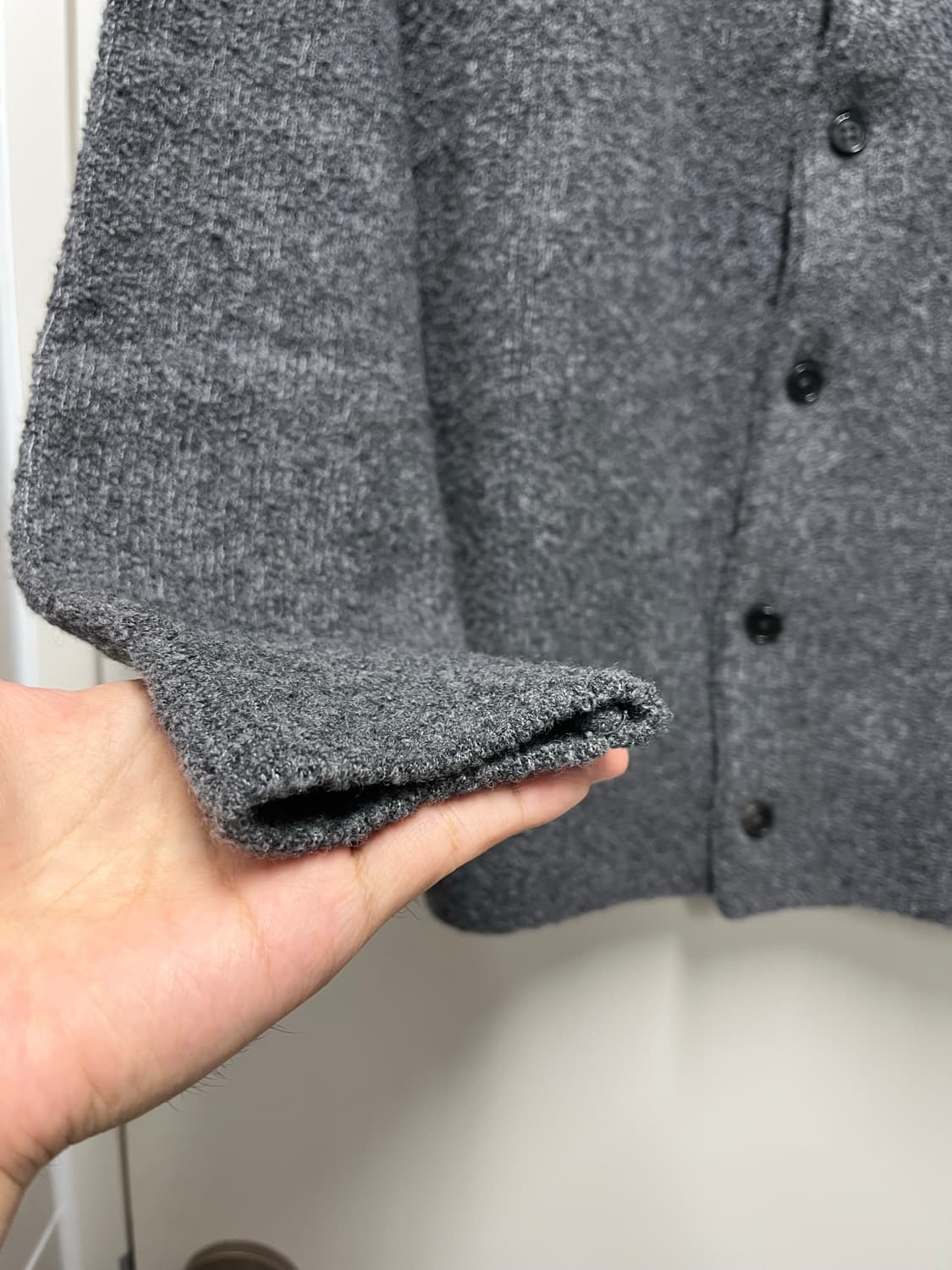 브라운야드 카라 가디건 Charcoal Grey 3 상품이미지2