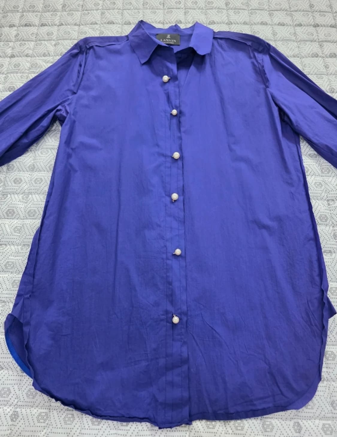 LANVIN 랑방 퍼플 셔츠 ~55반 상품이미지2