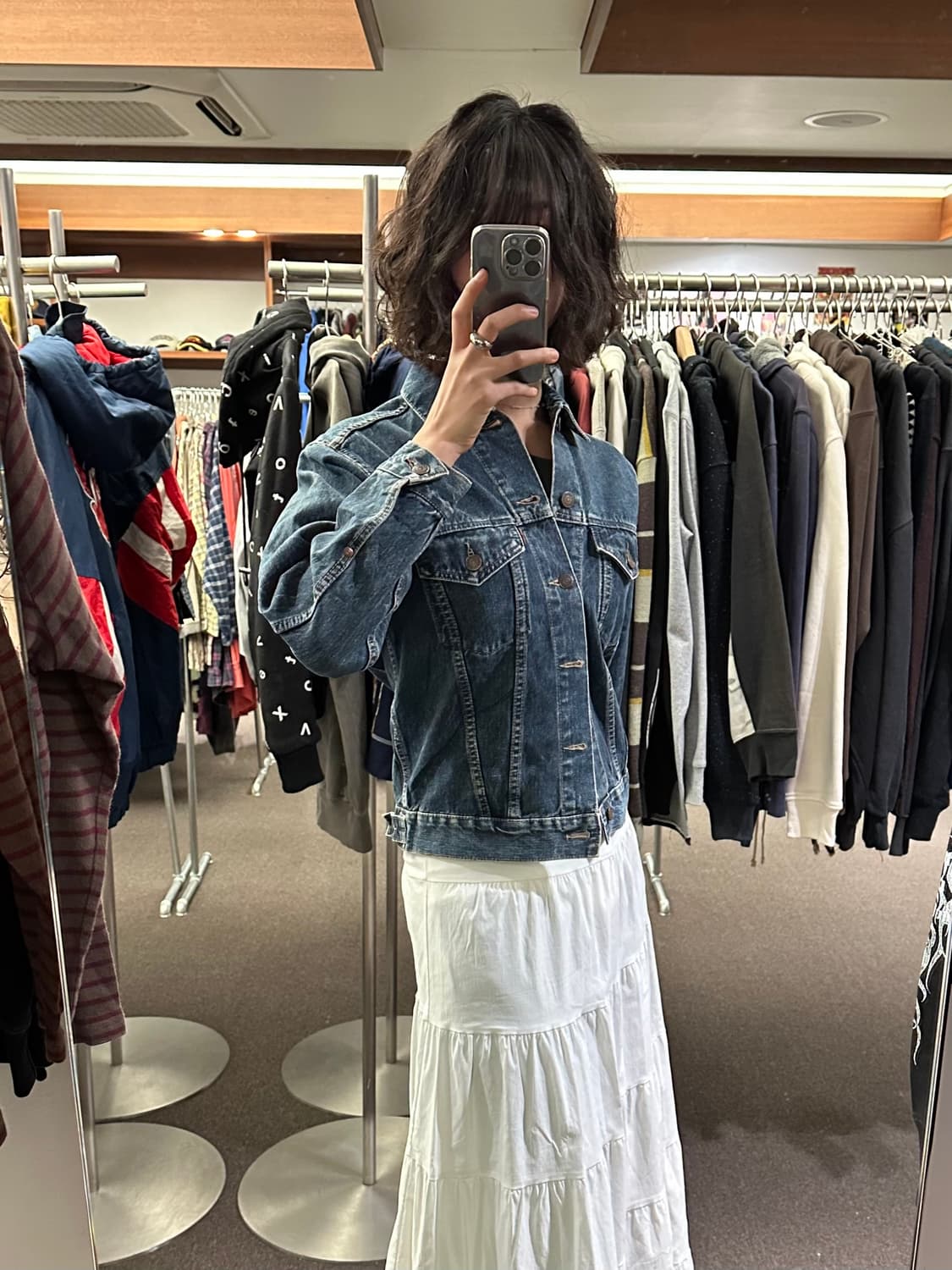 L)EDWIN 빈티지 여성 데님 자켓 상품이미지1