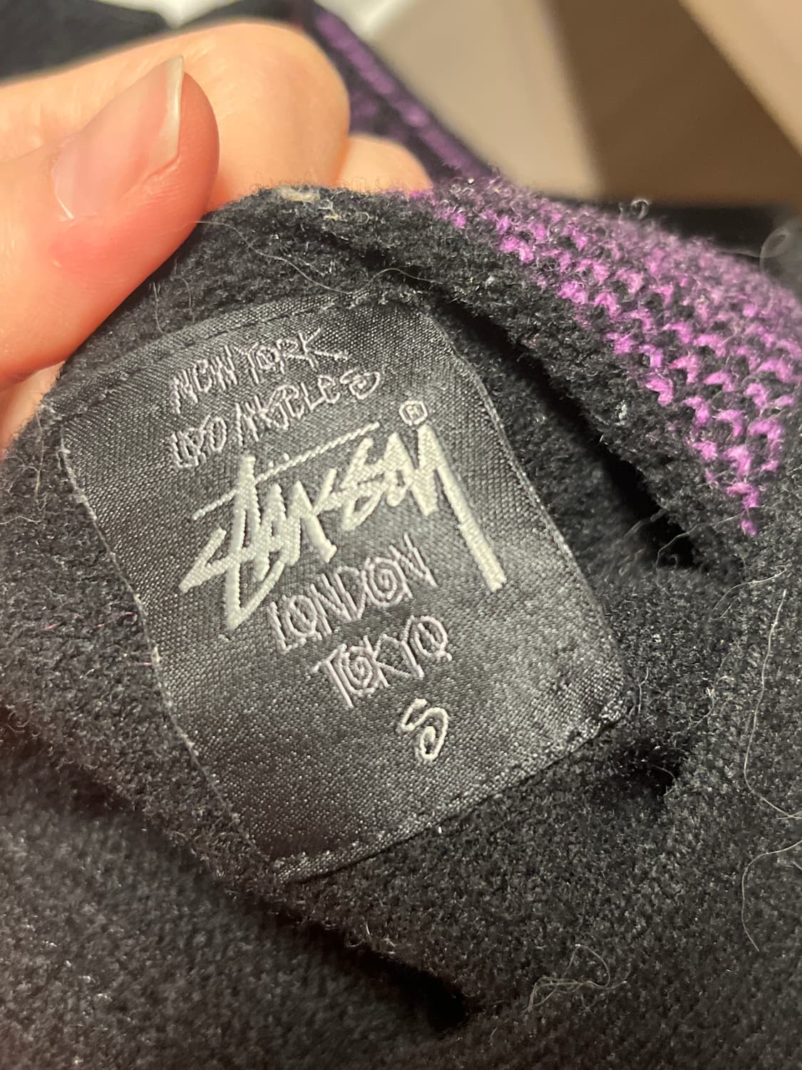 스투시 로고 후드 가디건 상품이미지10