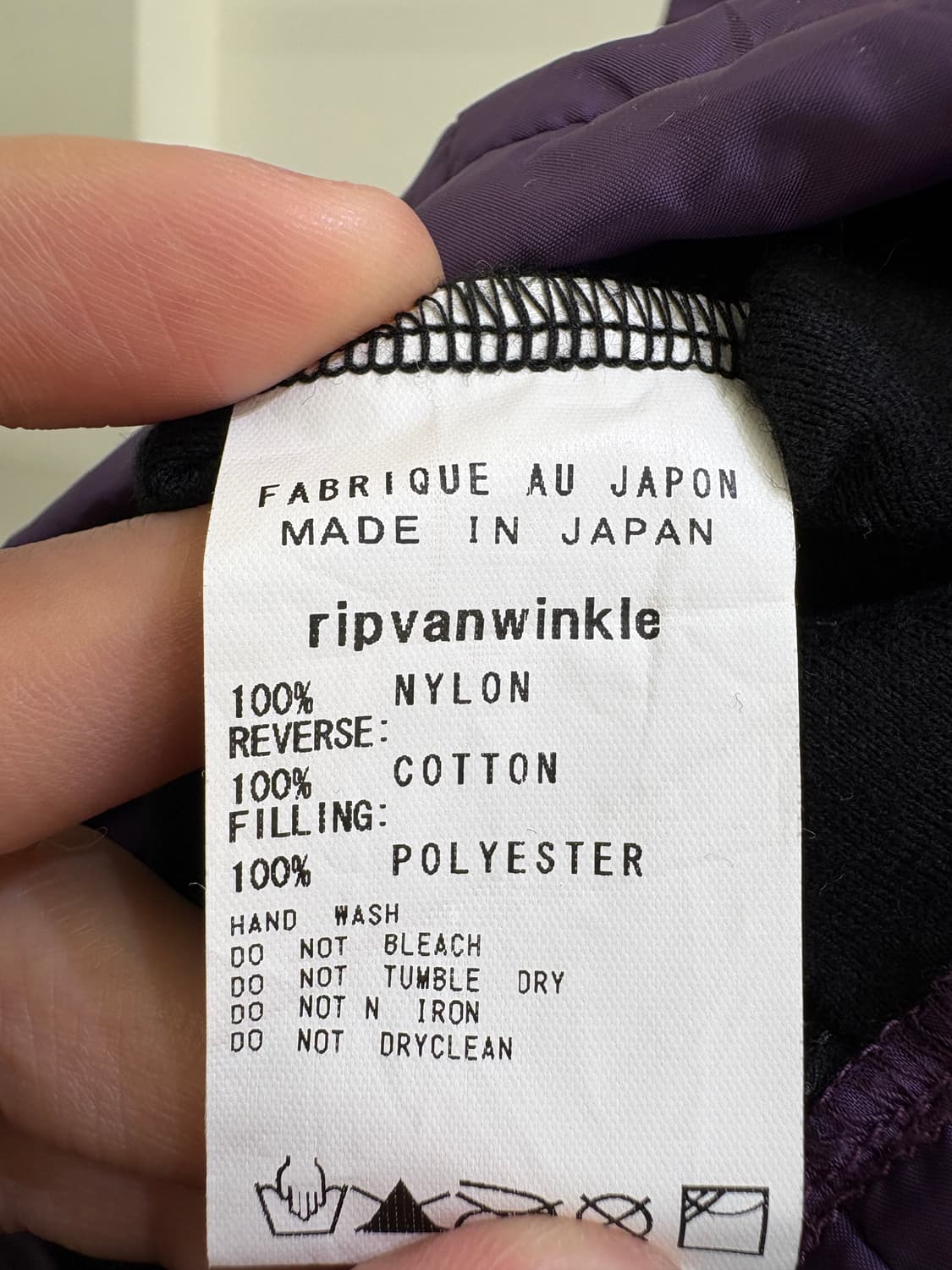 RIPVANWINKLE (Made in Japan) 자켓 상품이미지7