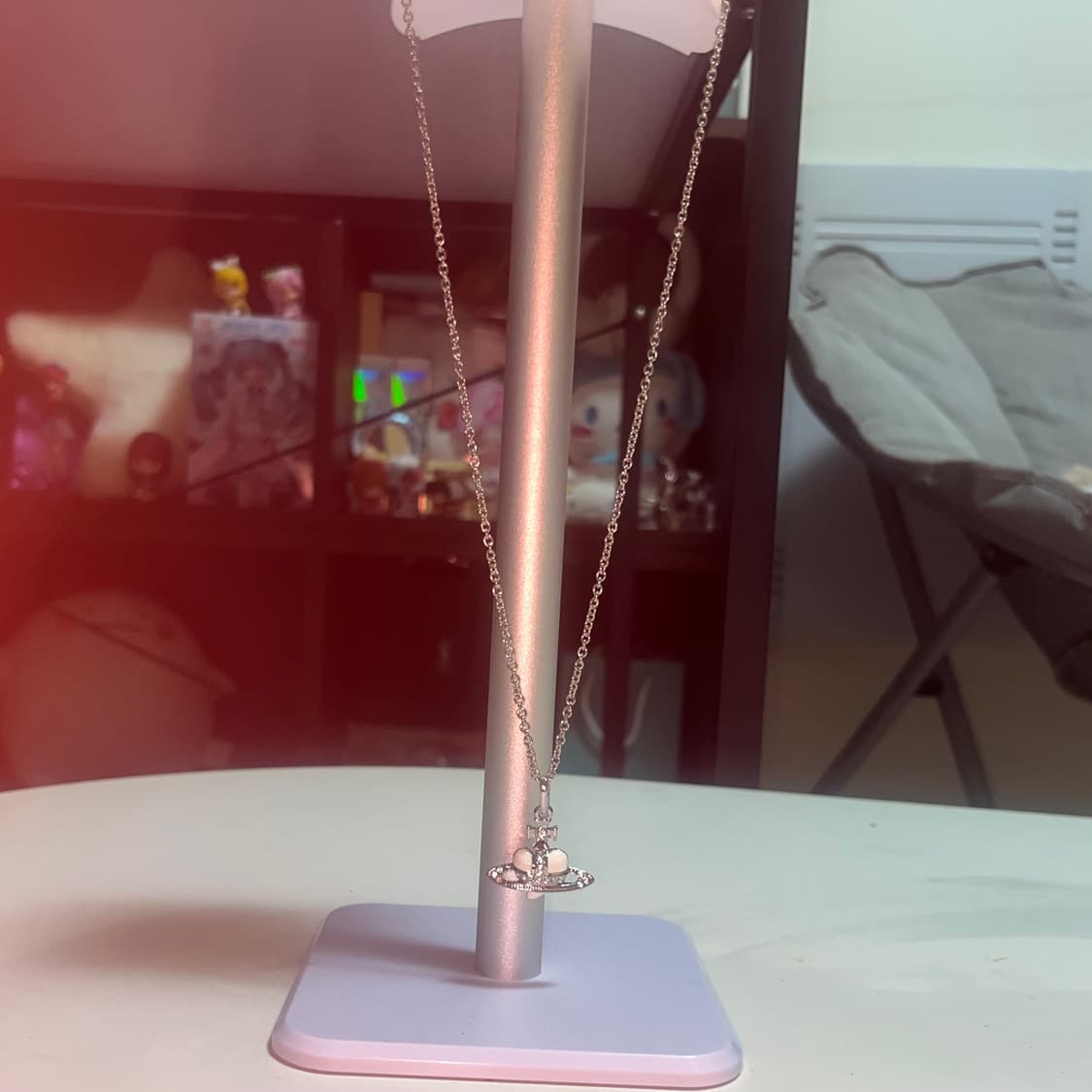 비비안웨스트우드 디아망떼 화이트 목걸이 상품이미지5