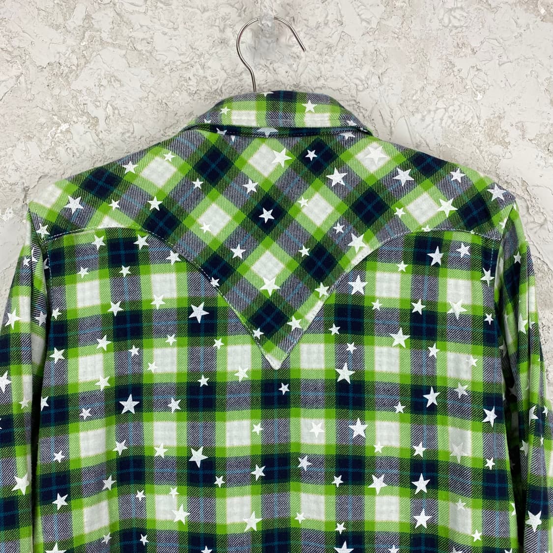 VAROSH 스타 도트 체크 웨스턴 셔츠 상품이미지5