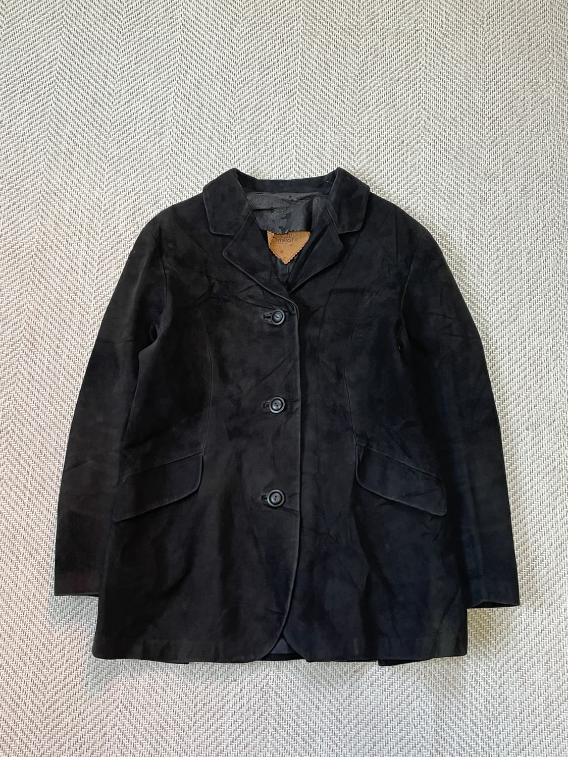 온워드 리얼 스웨이드 테일러드 3버튼 자켓  J03459 상품이미지1