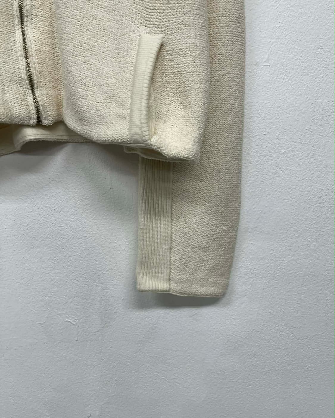 시스템 한섬 20ss 신형 울 니트 집업 가디건 상품이미지6