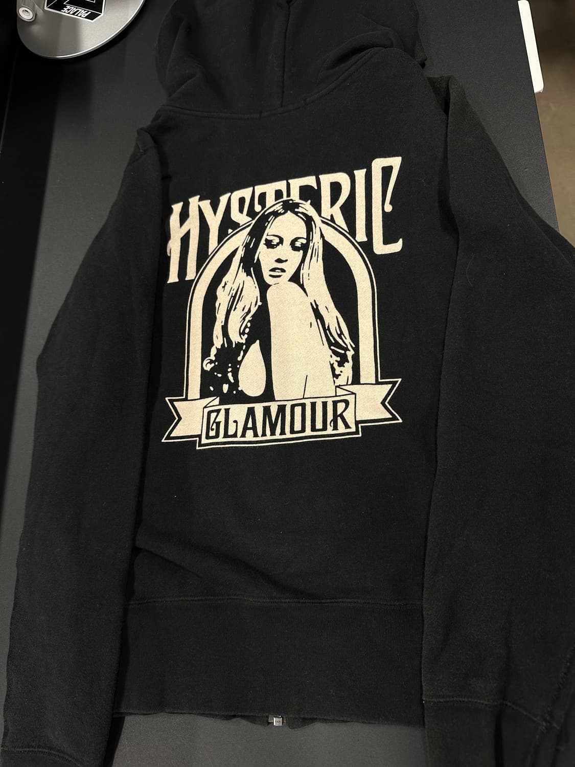 히스테릭 글래머 백프린팅 후드 집업 상품이미지5