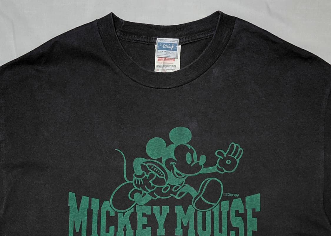 [L] 디즈니 x AAA 미키마우스 빈티지 풋볼 반팔 티셔츠 상품이미지2