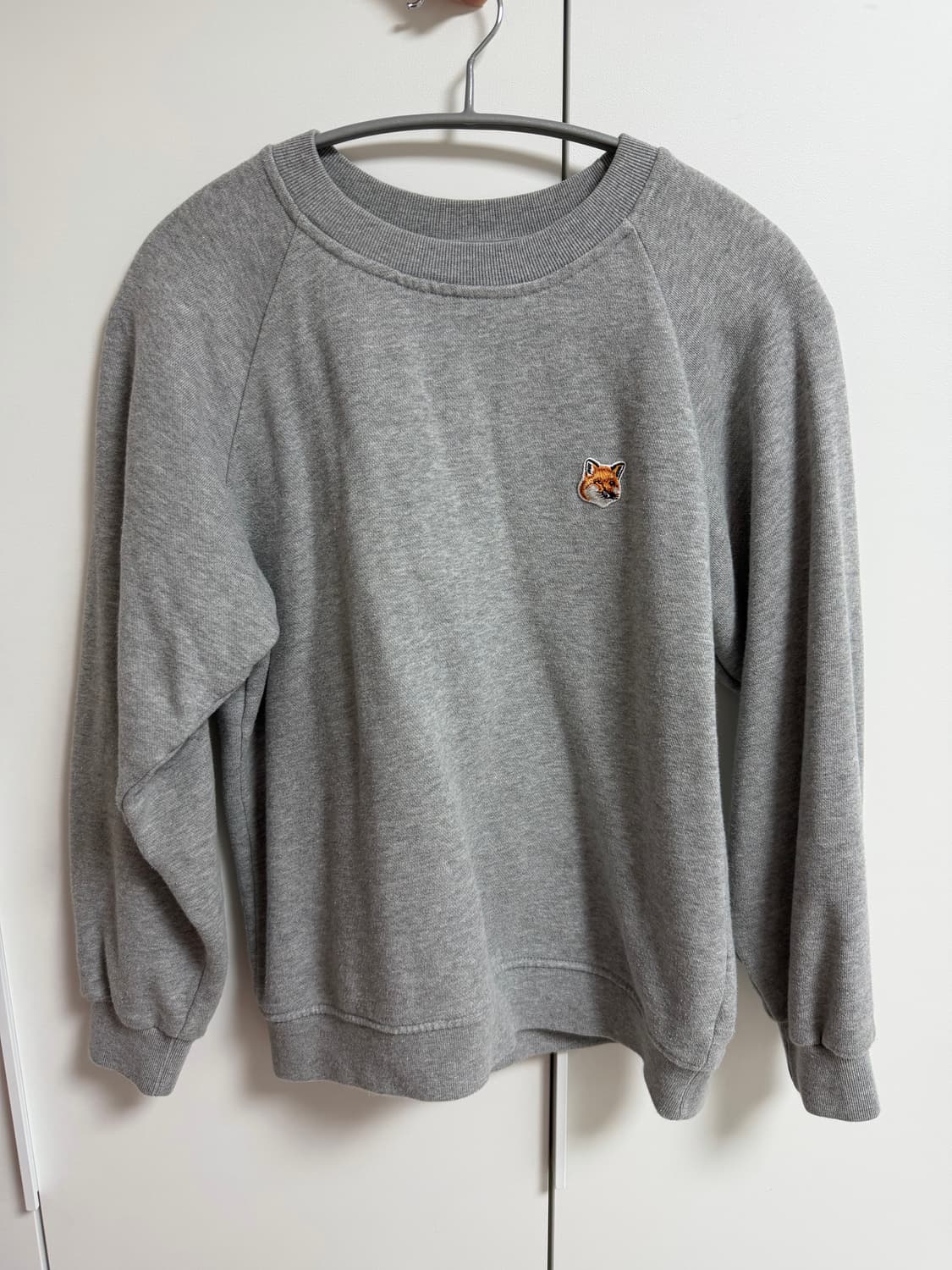 메종키츠네 맨투맨 그레이 S 상품이미지1