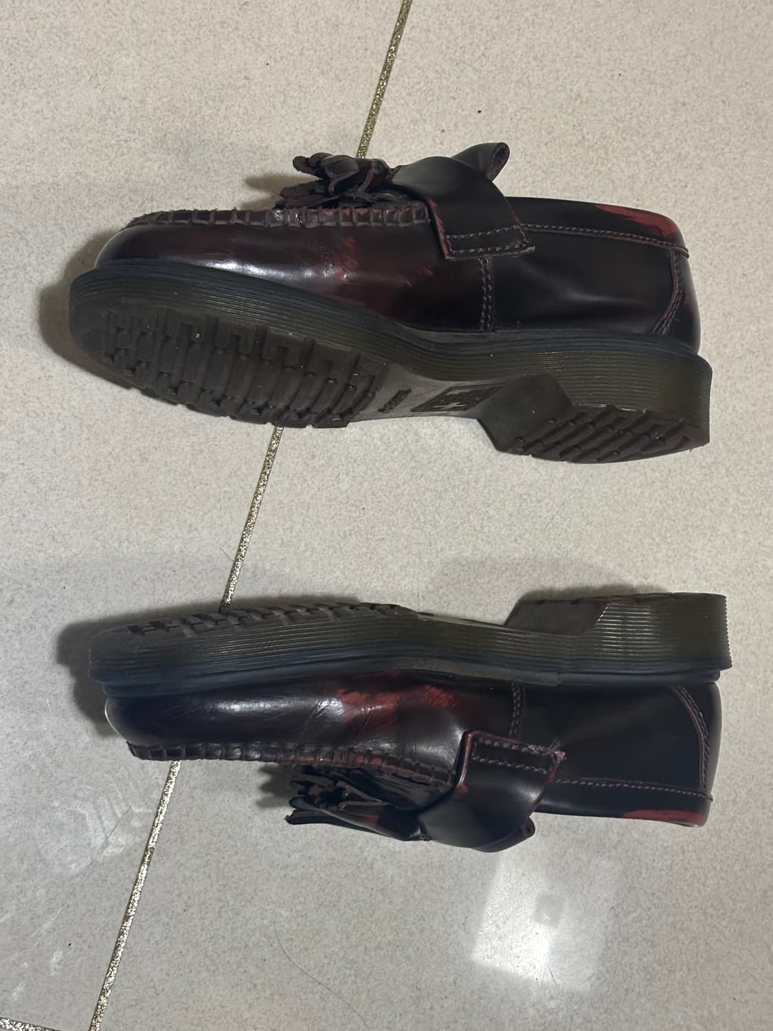 닥터마틴 아드리안 버건디 체리 와인색상 UK4 상품이미지6