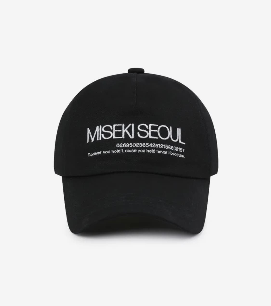 미세키서울 로고 볼캡 BLACK /AEAE윅이미스아메스마리떼엘두디네댓세터 상품이미지1