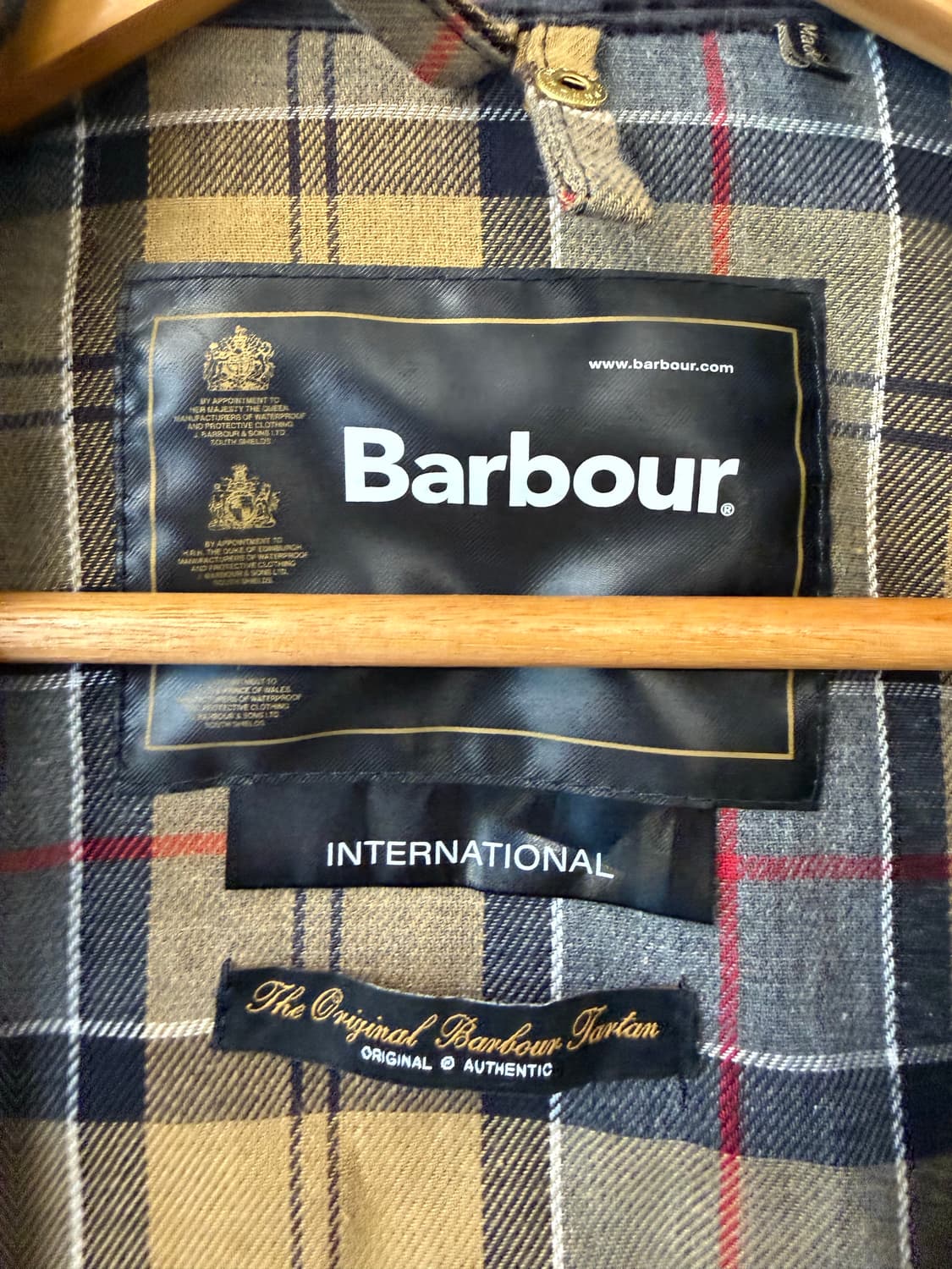 바버 인터내셔널 A7 왁스 자켓 블랙 상품이미지3