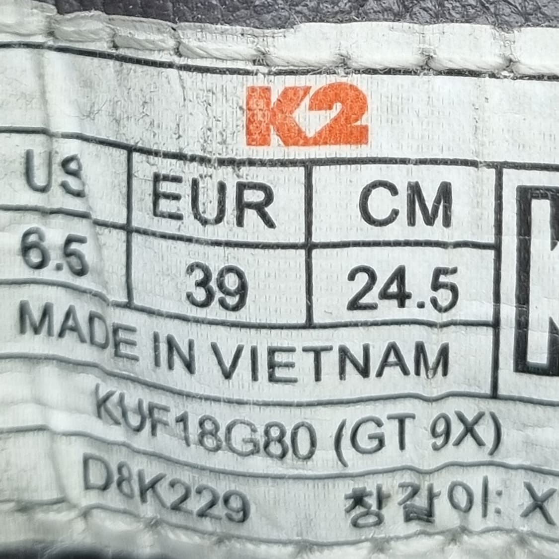 K2 고어텍스 여성 등산화 245 상품이미지6