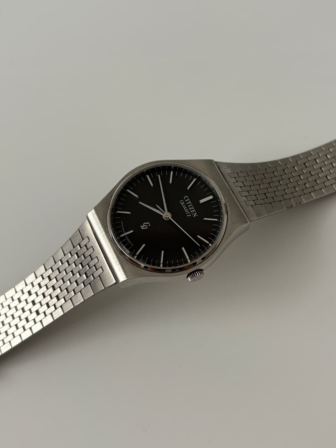80s CQ brown dial silver quartz 상품이미지4