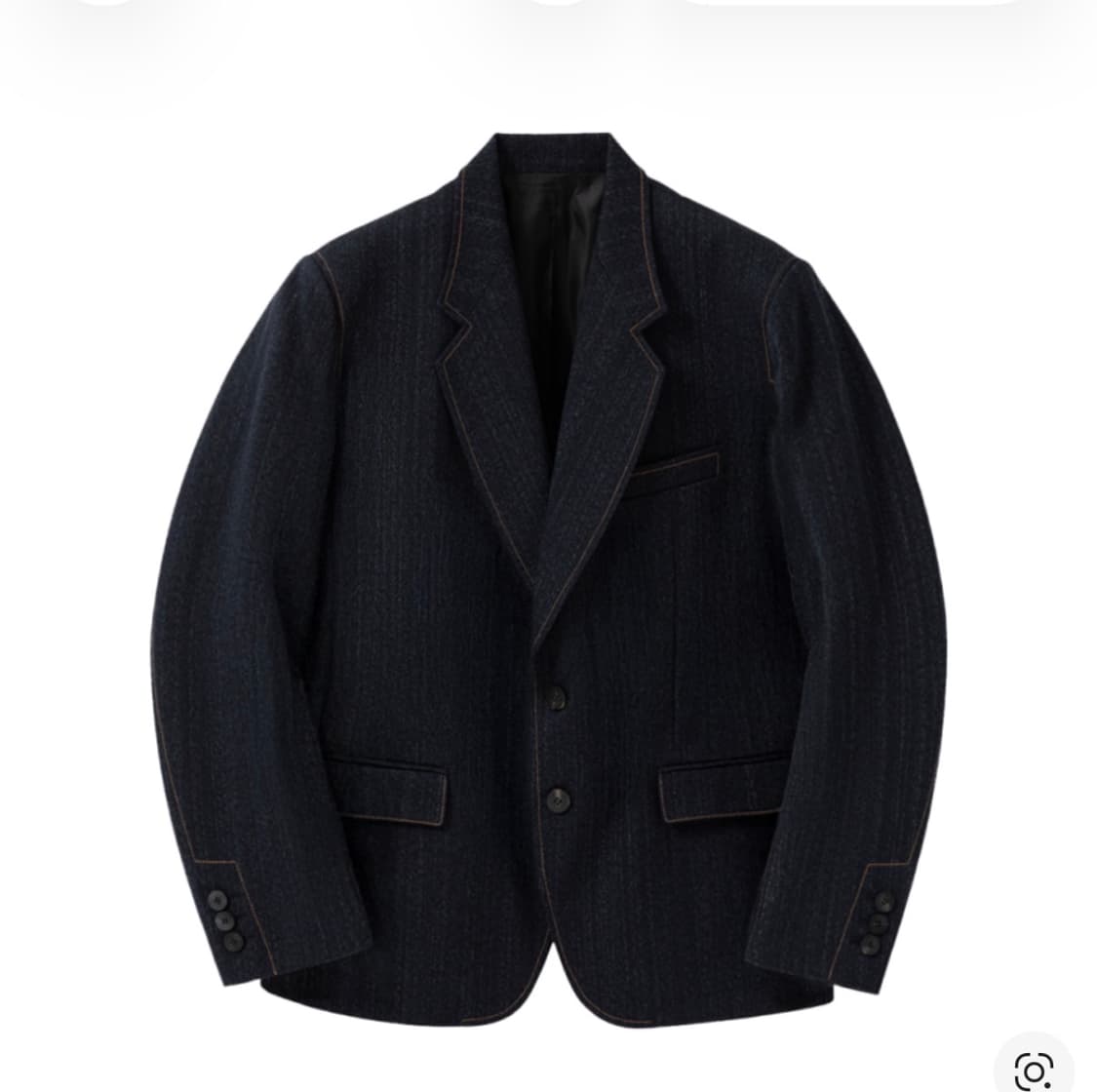 우영미/데님라이크 울 싱글 네이비자켓/50 상품이미지1