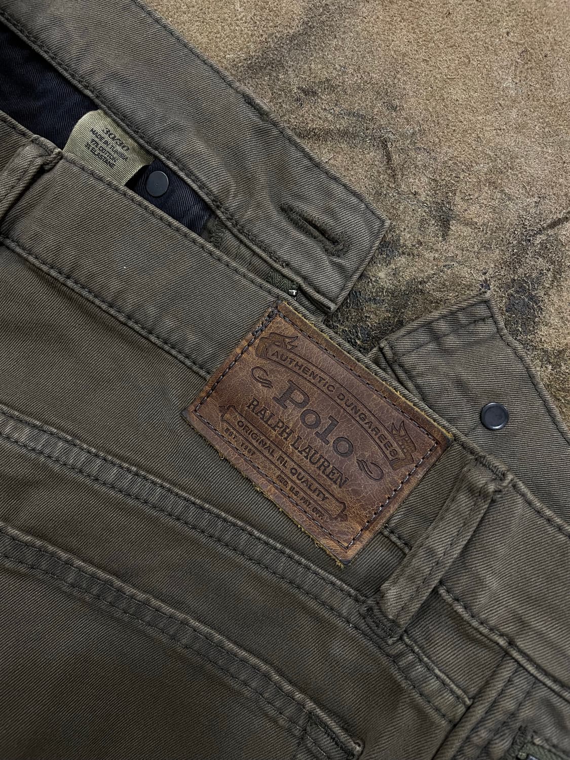 폴로랄프로렌/카키 모토라인 코튼팬츠 상품이미지7