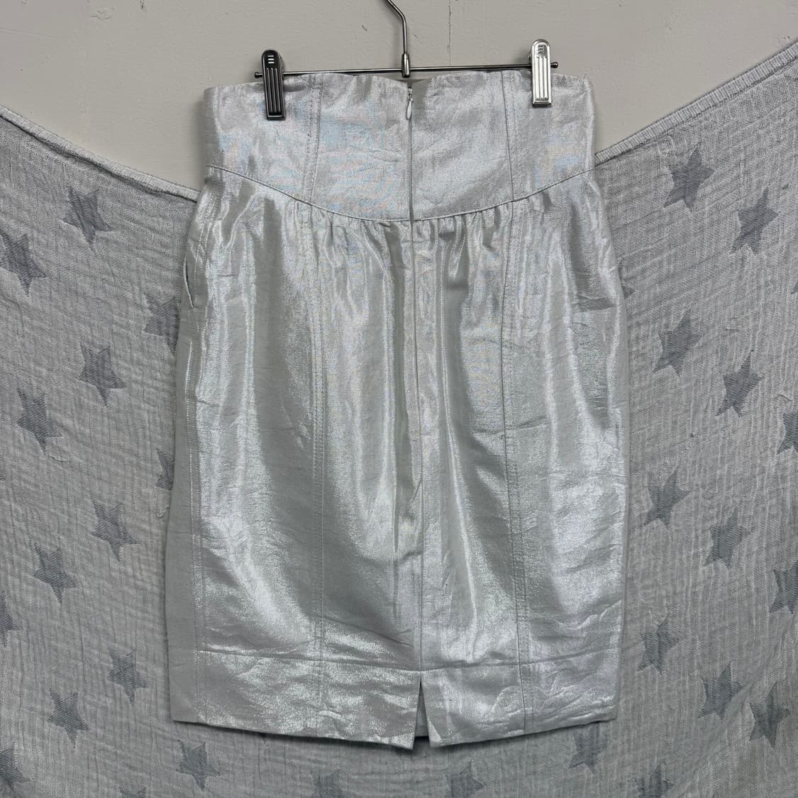 펜디 실버 H라인 스커트  상품이미지2