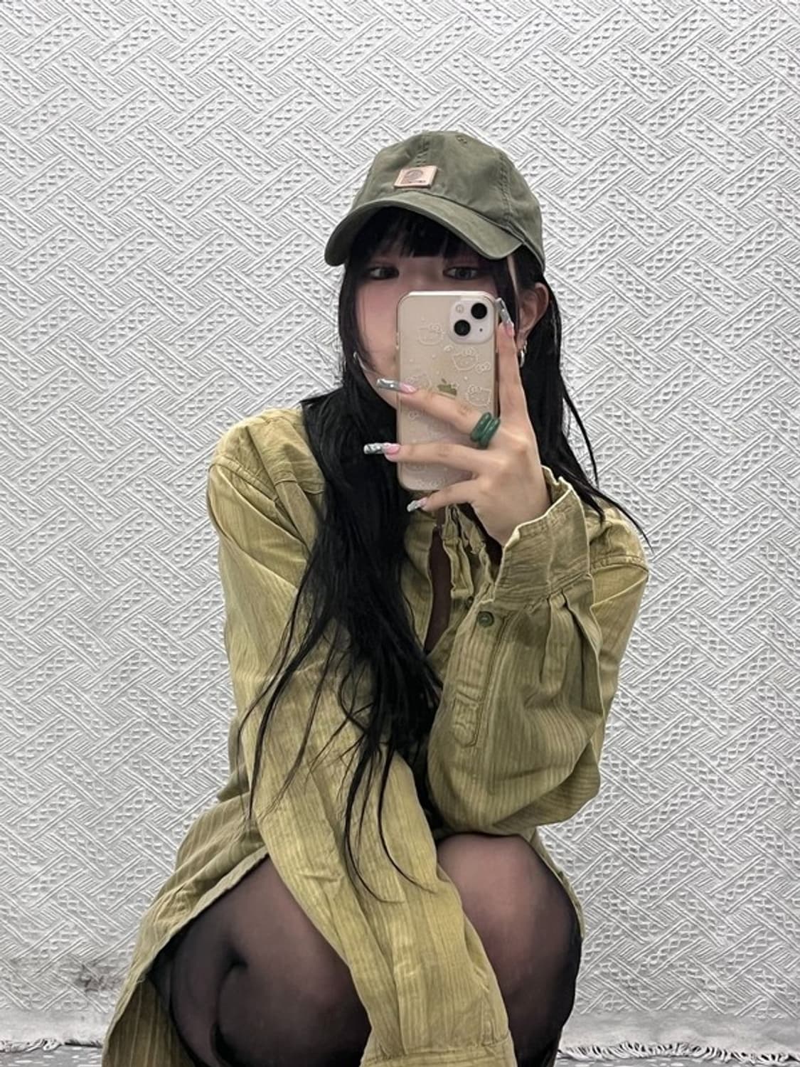 칼하트 빈티지 캐주얼 캔버스 말차카키 볼캡 C12687 상품이미지2